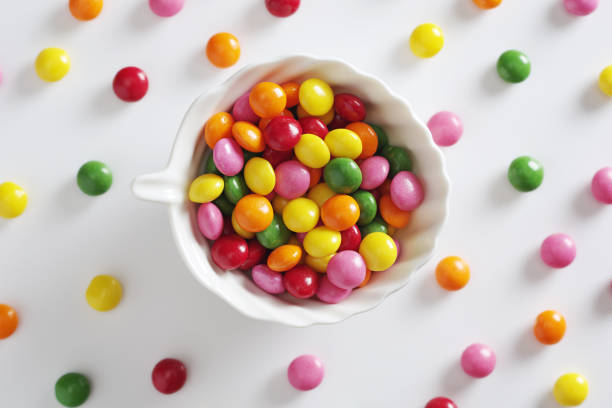 istock Colorful skittles candies 1361550943