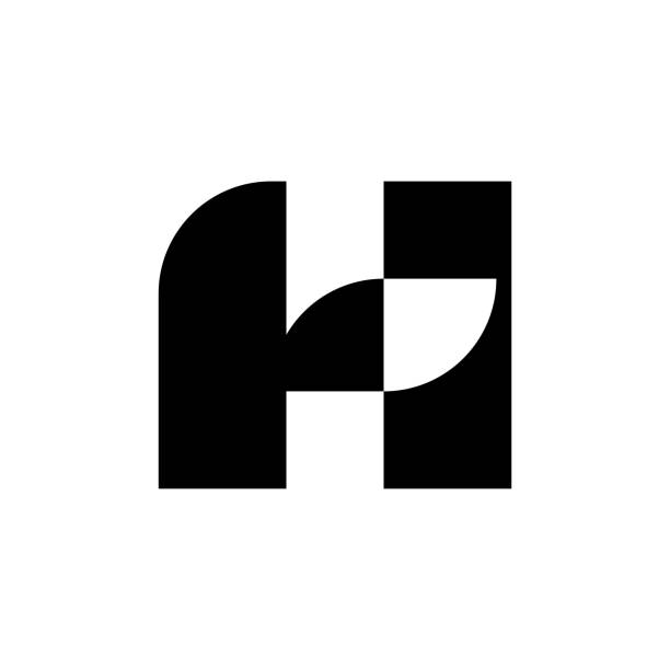 logo litery h. projektowanie ikon - 6630 stock illustrations