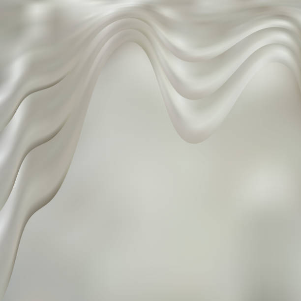 istock Crumpled and wavy, luxury red silk or satin fabric with smooth surface area 3d realistic abstract background with copy space. Delicate velvet texture, silky textile, elegant tissue illustration. eps 10 1361558070