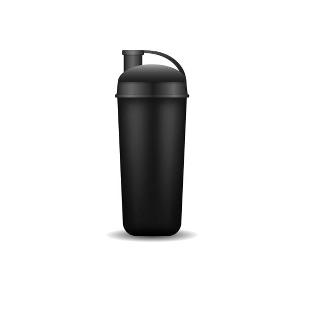 istock Sport food black containers or bottle protein. 1361559465