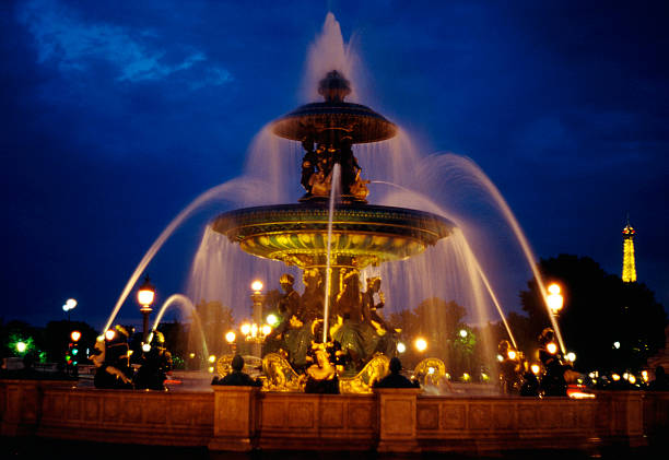 istock Fountain at Place de la Concorde, Paris 136156516