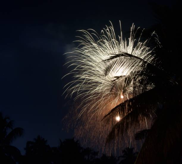 istock Wonderful fireworks on the church feast 1361572081