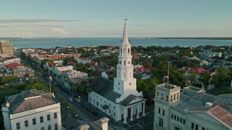 St Michael's Church, Charleston, SC - Aerial