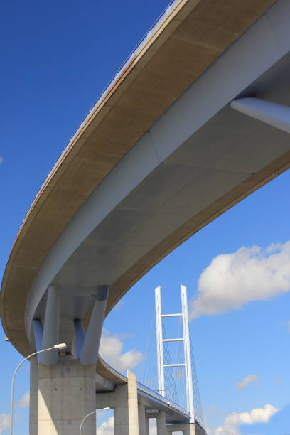 istock Germany's largest cable-stayed bridge connects Germany's largest island with the mainland 1361575947