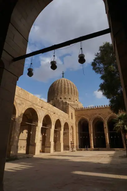 Photo of Lamps in the Sultan Al-Ashraf Qaytbay Mosque and Mausoleum