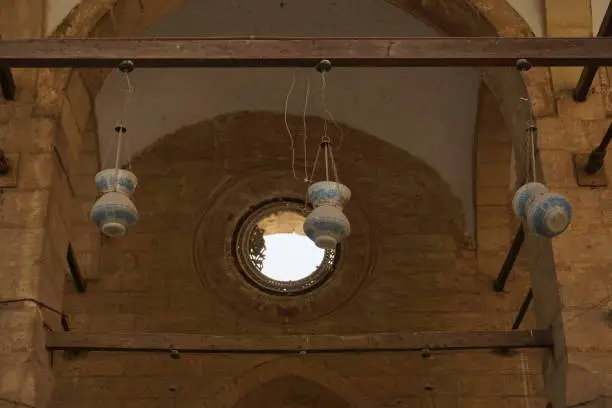 Photo of Broken lamps in the Sultan Al-Ashraf Qaytbay Mosque and Mausoleum