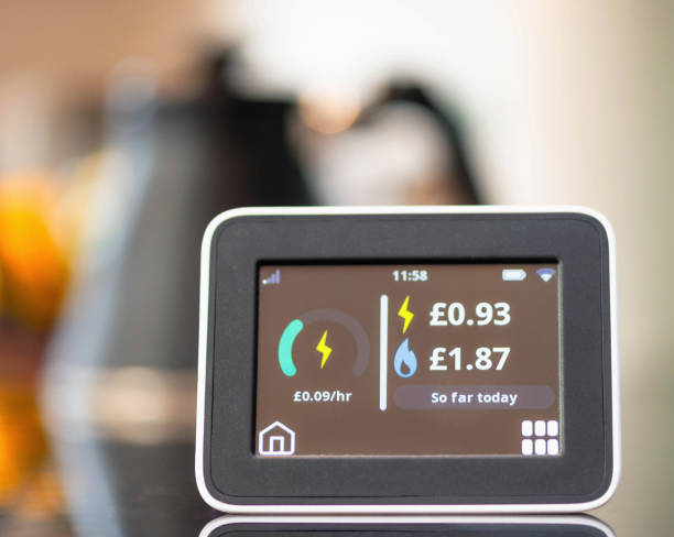 istock Domestic Smart Meter display in the kitchen 1361579244