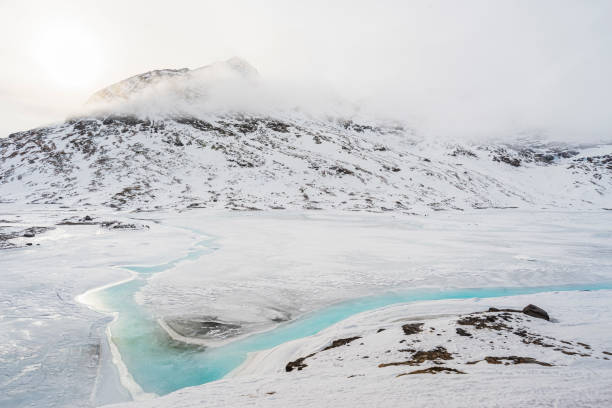 Morteratsch glacier, Swiss canton of Graubuenden