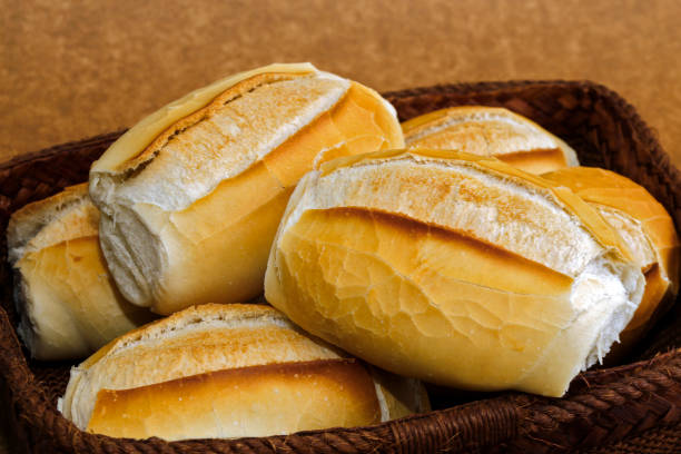 istock French bread basket on rustic wooden background 1361590613