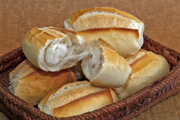 istock French bread basket on rustic wooden background 1361590645
