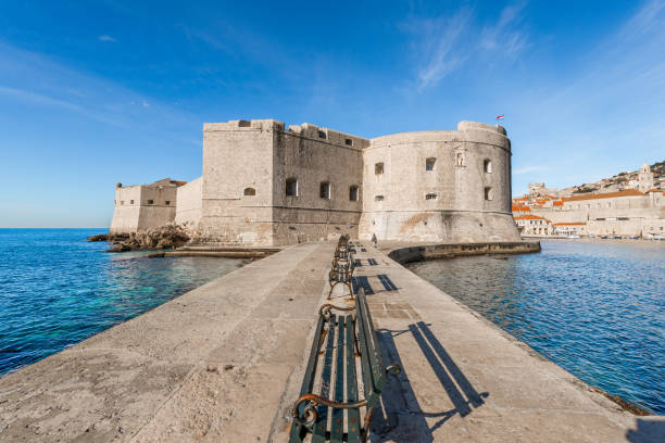 istock Poprporela and Saint John's fortress - Dubrovnik 1361593579