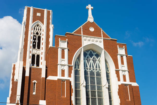 istock Church in the Midwest. 1361596035
