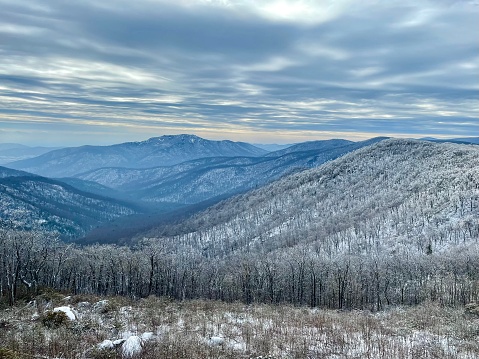 Shenandoah National Park - Appalachian Trail - Winter Landscape