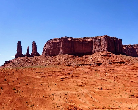 One of the most spectacular viewpoints of Monument Valley is the so-called John Ford Point, which allows you to have a wonderful view of Monument Valley
