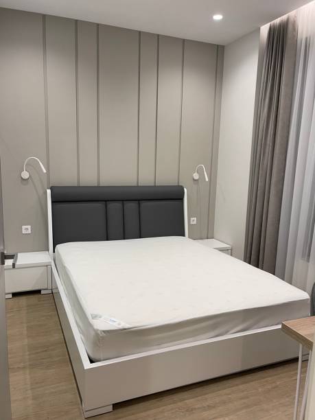 istock modern bedroom interior with new bed 1361599613
