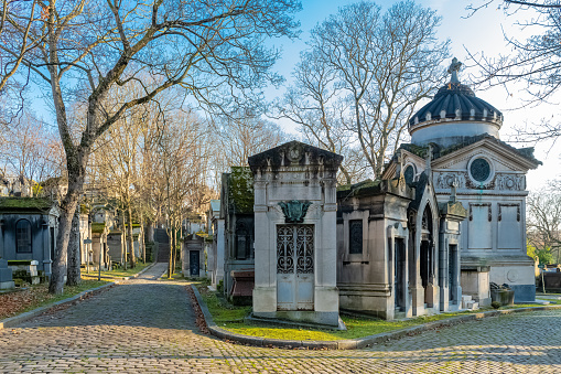 Paris, the Pere-Lachaise cemetery