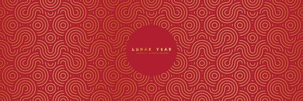kuvapankkikuvitukset aiheesta japanilainen saumaton kuvio itämaisessa geometrisessa perinteisessä tyylissä. 3d juhlava koriste kuun kiinalaiseen uudenvuoden koristeluun. - lunar-new-year