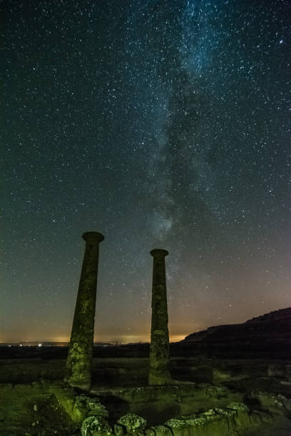 istock The Milky Way over Roman Ruins 1361605427