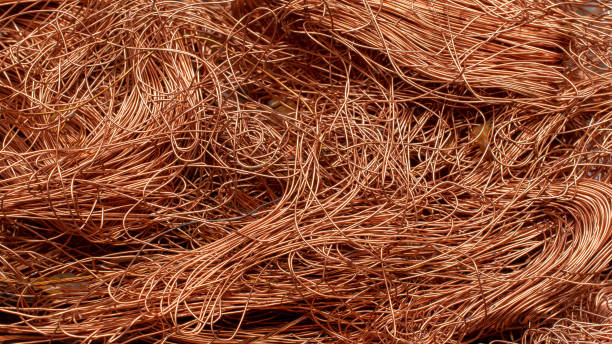 istock Electrical copper waste, copper waste for recycling 1361605520