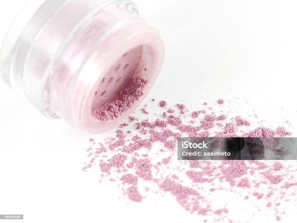 Traslúcido Facial Polvo rosa marcador. - Foto de stock de Belleza libre de derechos