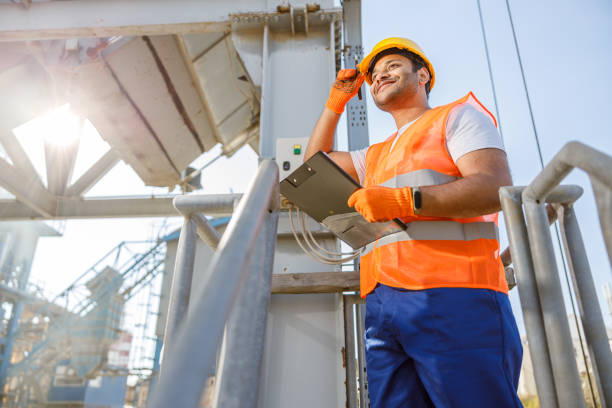 istock African male engineer inspecting site at construction plant 1361611080