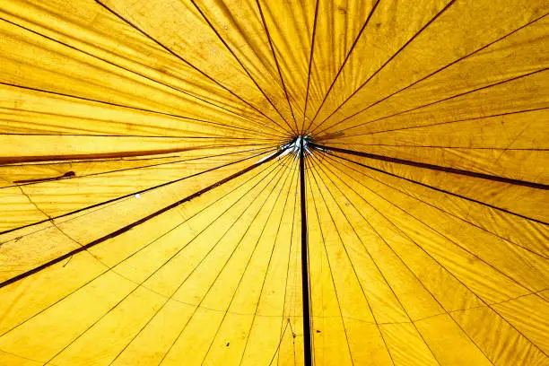 Photo of Threadbare tent  of traveling circus