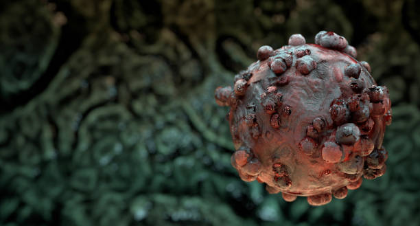 istock Omicron Variant, Coronavirus, SARS-CoV-2 Delta variant, Biological Cell 1361618803
