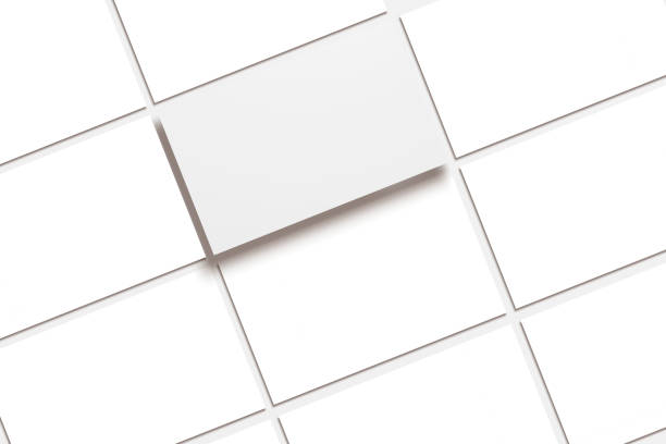 istock Set mockup business card for branding. isolate paper for design. 1361628231