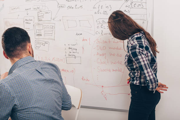 istock Girl writing on the board 1361638251
