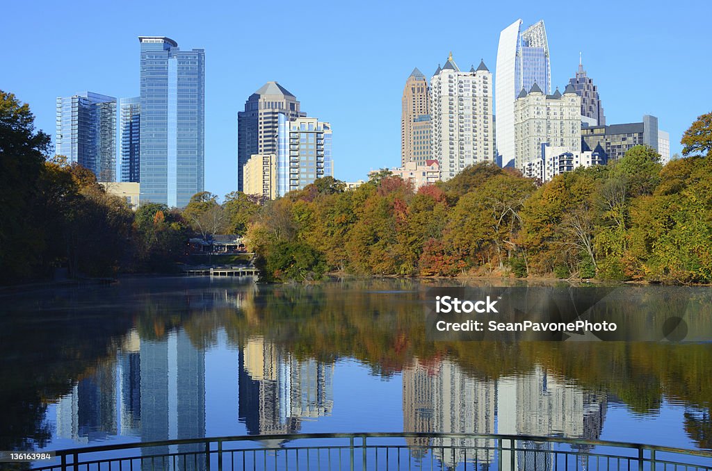 Atlanta, Georgia Skyline - Foto de stock de Atlanta libre de derechos