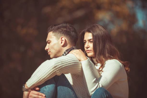 istock Urban couple having fun in the park 1361641130