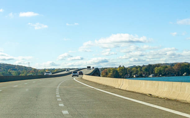 istock Bridge over Chautauqua Lake, New York State 1361642382