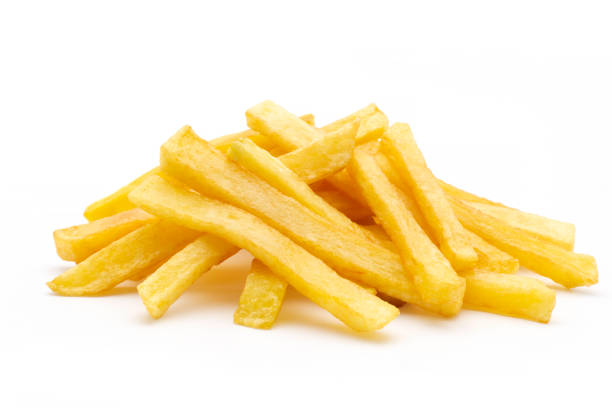 istock French fries on white background. 1361654615