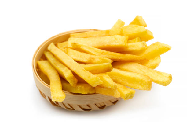 istock French fries on white background. 1361654653