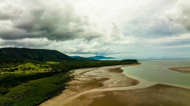 istock Stormy Sky Drone Aerial Landscape 1361660983