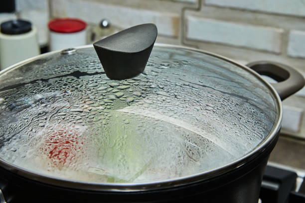 istock Texture of drops on glass cover with selective focus, background 1361671082
