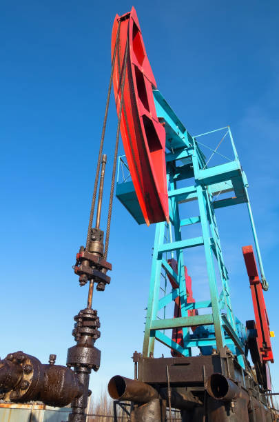Oil pump. stock photo