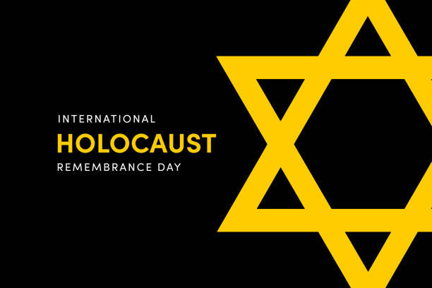 ilustrações de stock, clip art, desenhos animados e ícones de international holocaust remembrance day, january 27. - holocaust