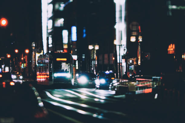 istock blur image of traffic on night time 1361682660