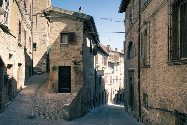istock An old street in Urbino 1361697869