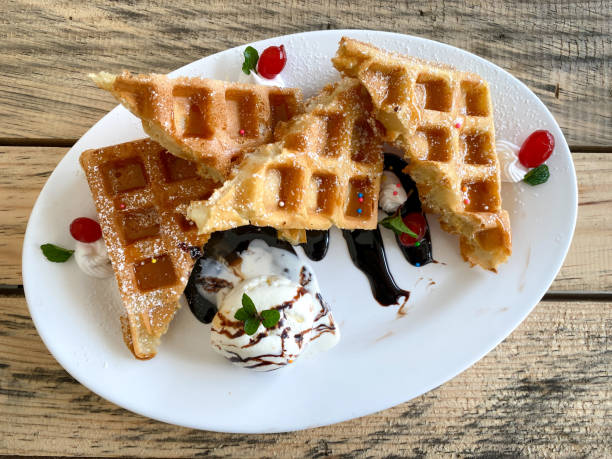 istock Waffels and Ice Cream 1361700071