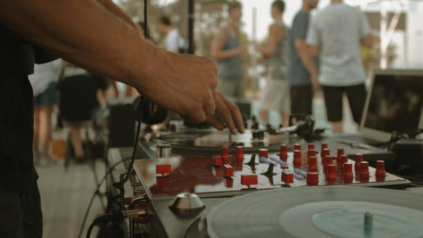 istock Music party background 1361700078