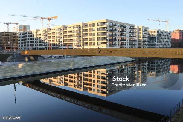 New Bridge To Europacity Stock Photo - Download Image Now - Building Exterior, City, New