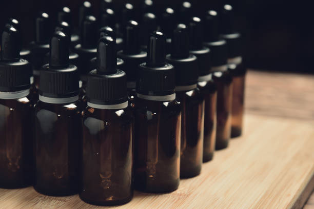 istock Glass containers for liquids 1361706383