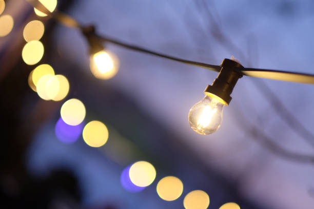 istock Festive lights on a winter evening 1361708918