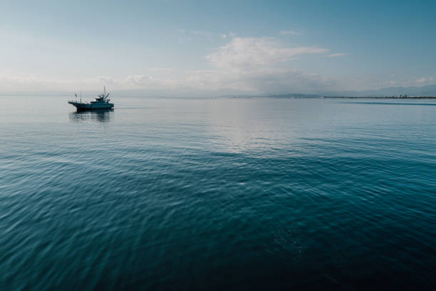 Fishing boat at Enoshima Island Shonan, Japan