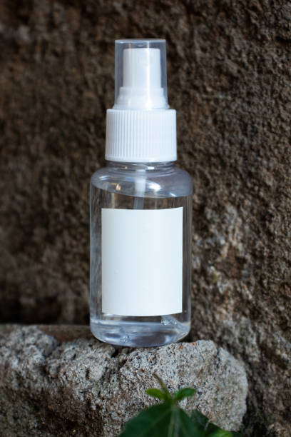 istock Product bottle mockup. Spray bottle. Blank label 1361713785