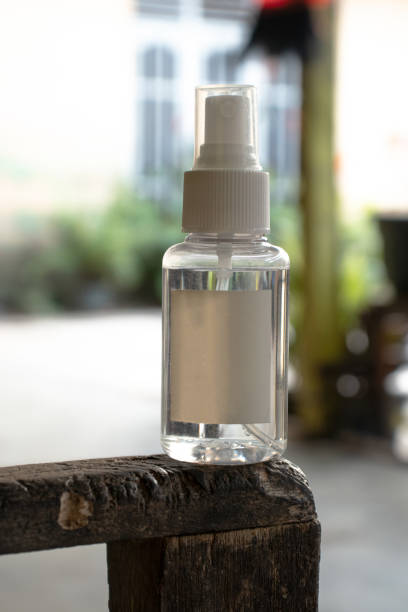 istock Product bottle mockup. Spray bottle. Blank label 1361714930