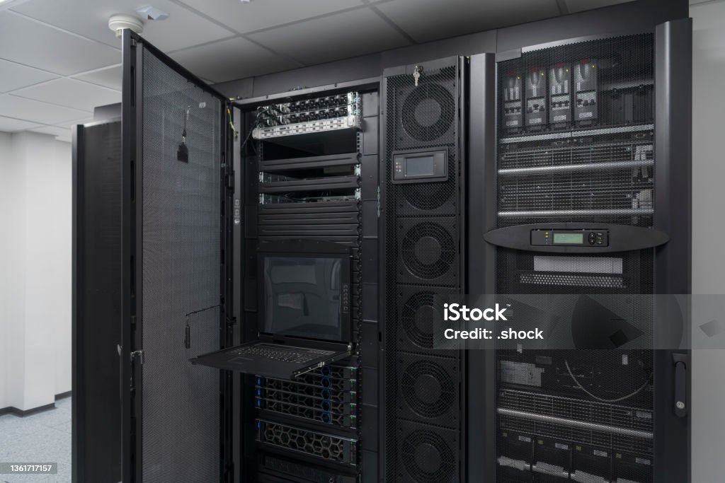 Db Server Images Data Center With Multiple Rows Of Fully Operational Server Racks Modern ...
