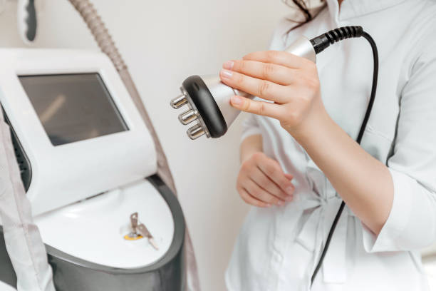 istock Hardware anti-aging procedure. Radio frequency lifting in beauty salon 1361722932